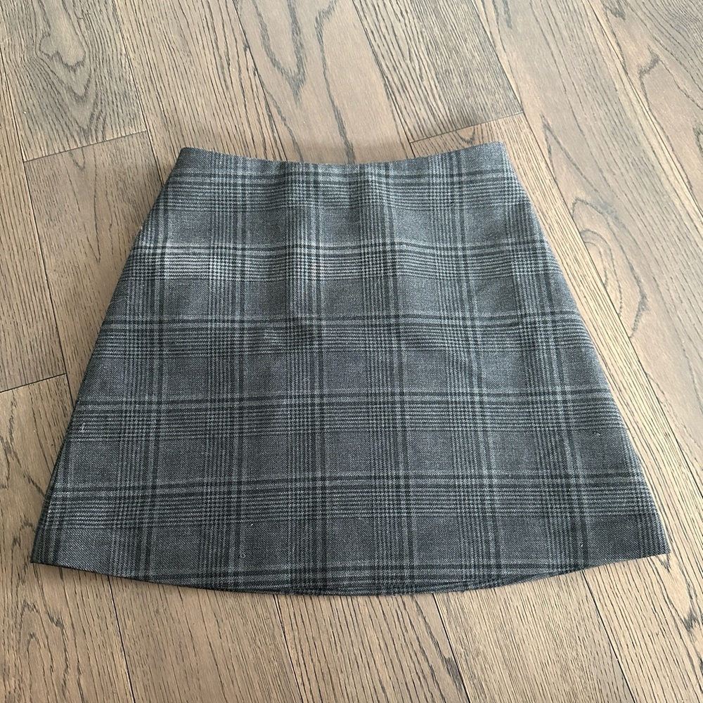 Wilfred plaid skirt